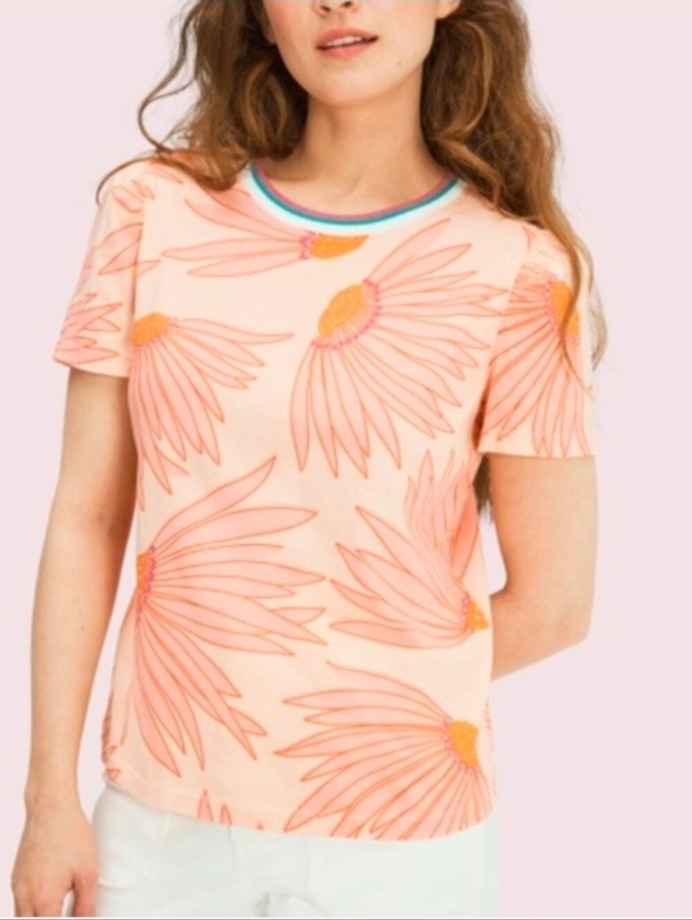 Kate Spade Falling Flower Tee. Size M